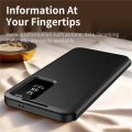 Läderfodral med fönster och kortfack – Samsung Galaxy S23 Ultra