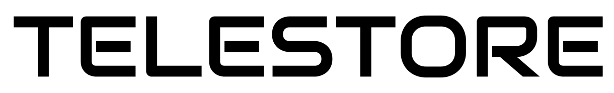 Telestore logotyp svart